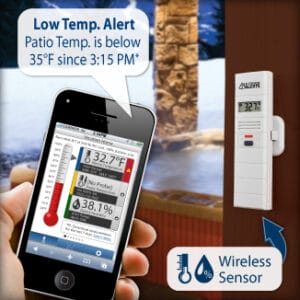 La Crosse temperature and humidity monitor